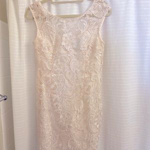 Cream lace dress